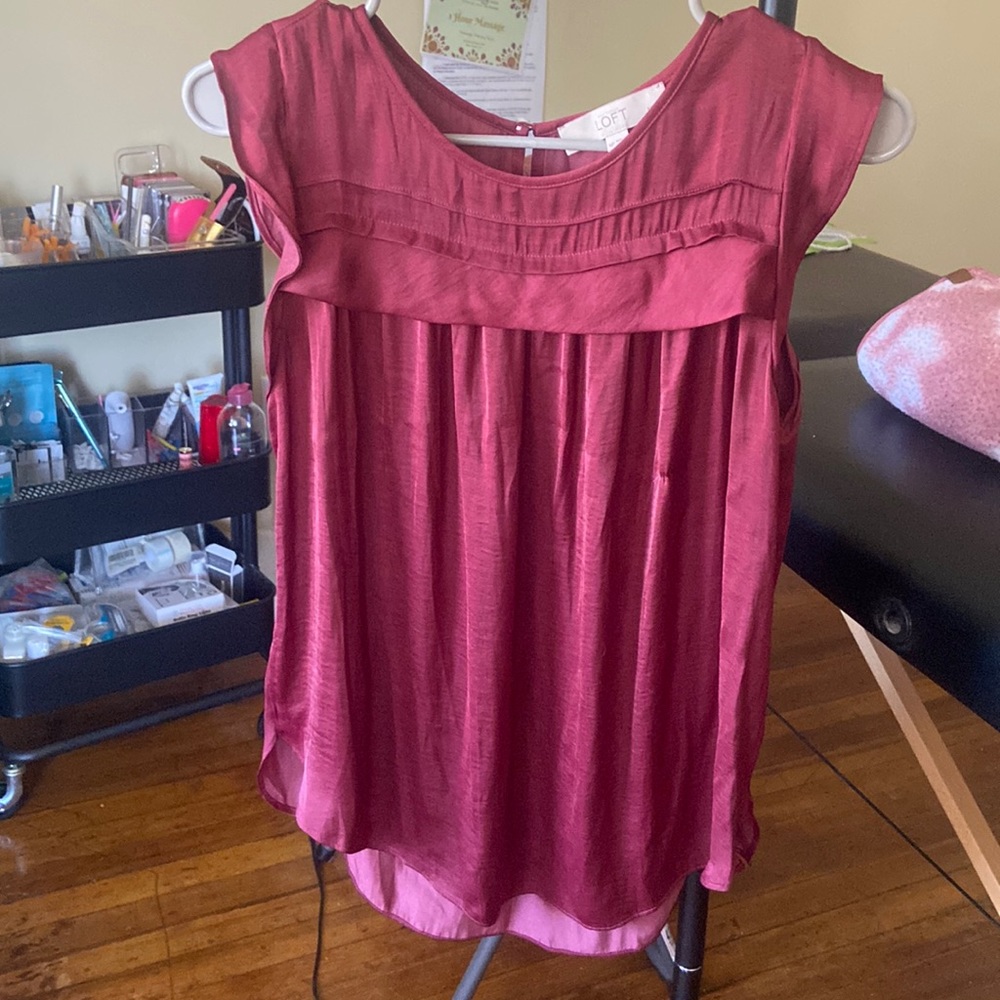 Red dressy tank